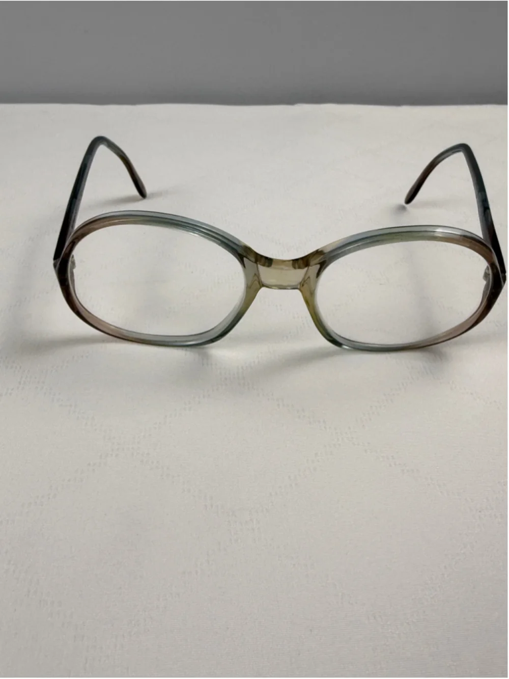 Vintage Mundial Celine Brown Green Women Eyeglasses Plastic Frame (frame only) - Picture 4 of 6